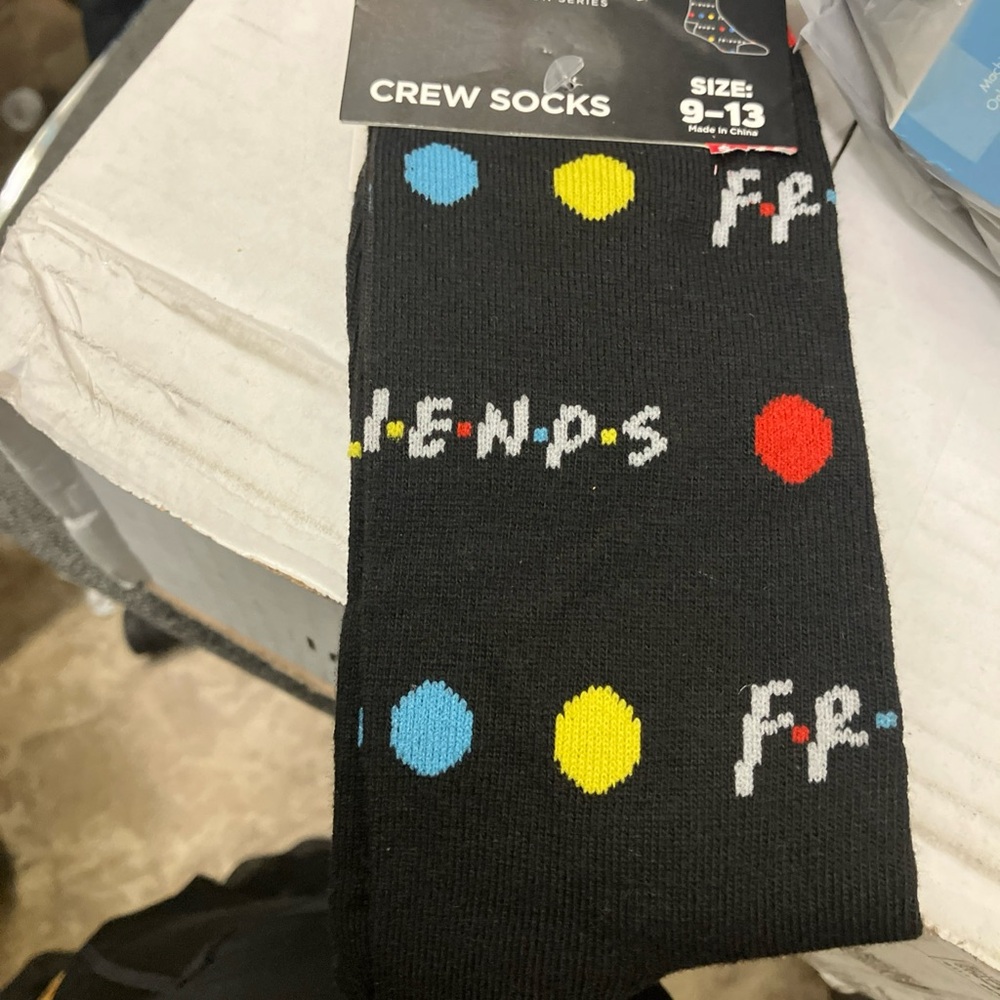 Friends Crew Socks - Black